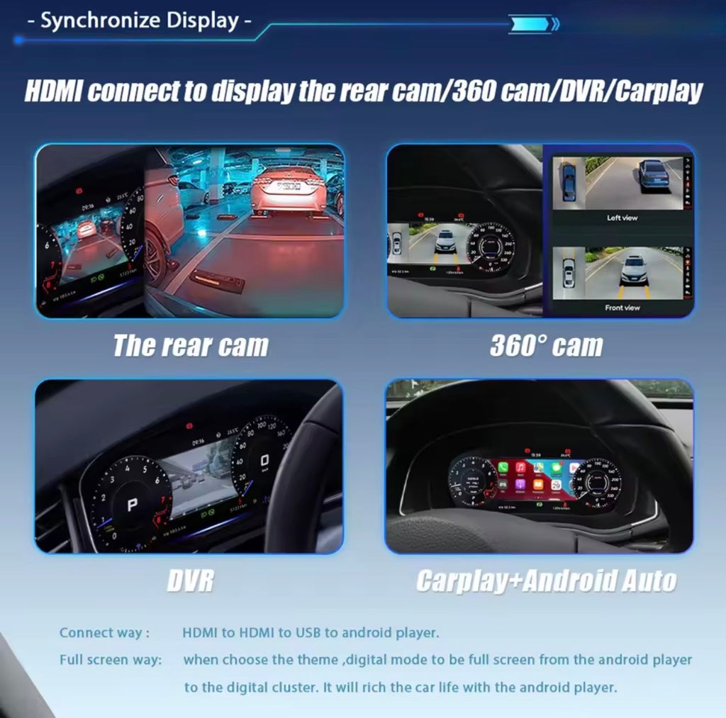 Virtual Cockpit Upgrade for Volkswagen Scirocco (2009-2016)