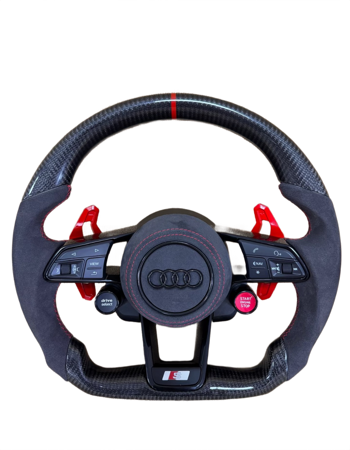 Red Accents | Carbon Fibre | Alcantara
