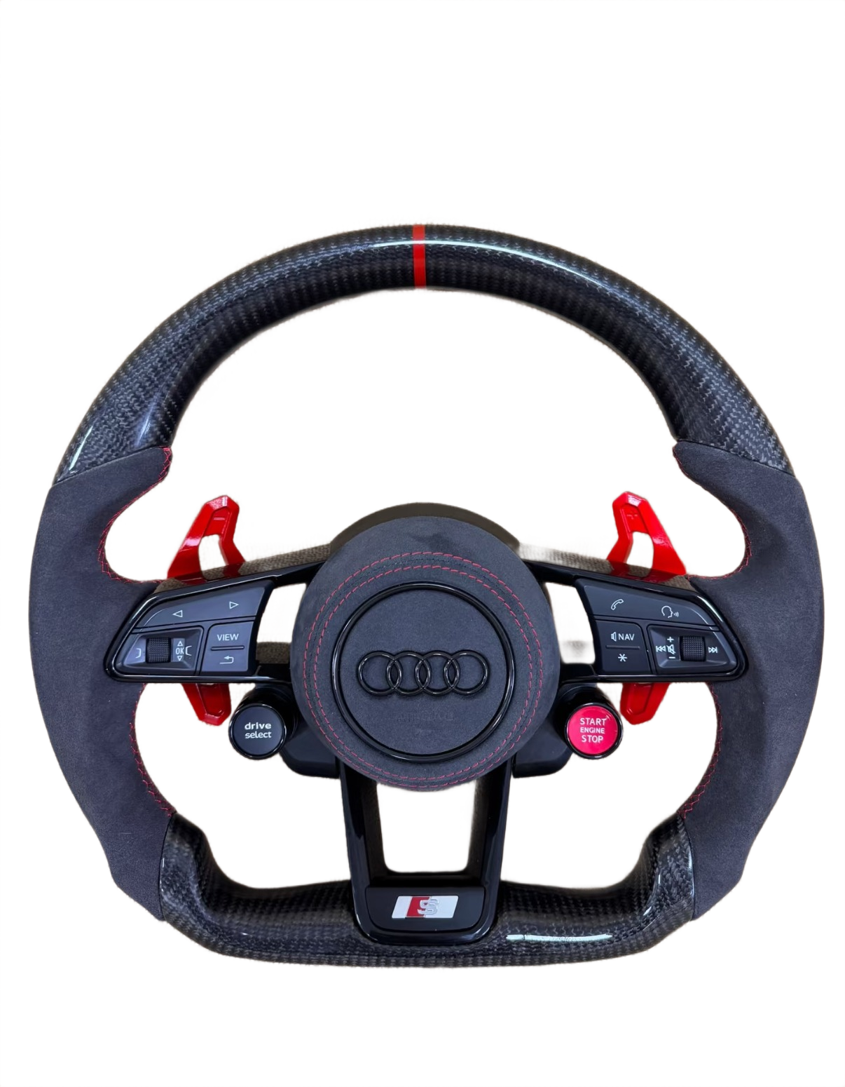 Red Accents | Carbon Fibre | Alcantara