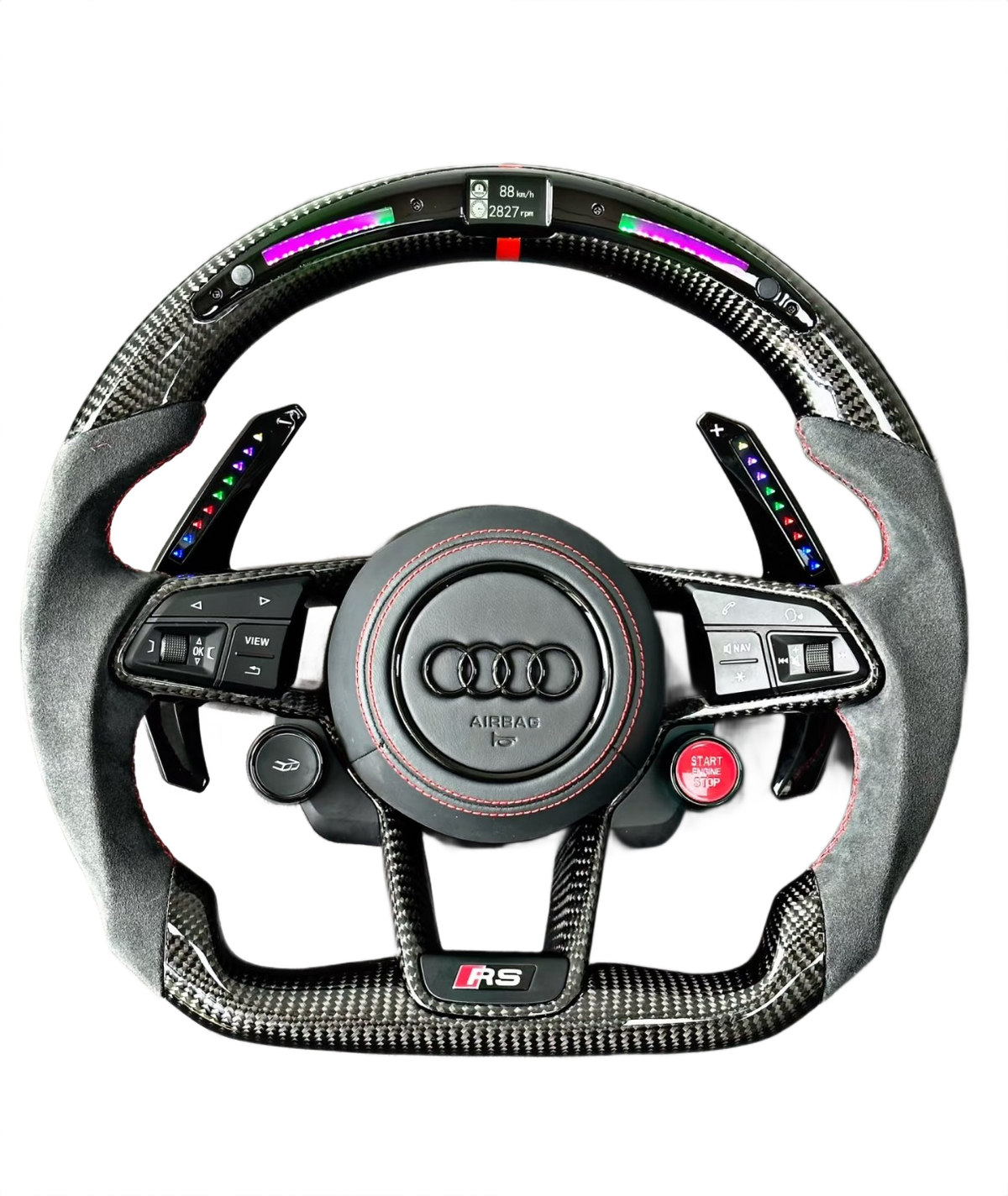 LED RPM Display | LED RPM Shifters | Full Carbon Fibre | Alcantara