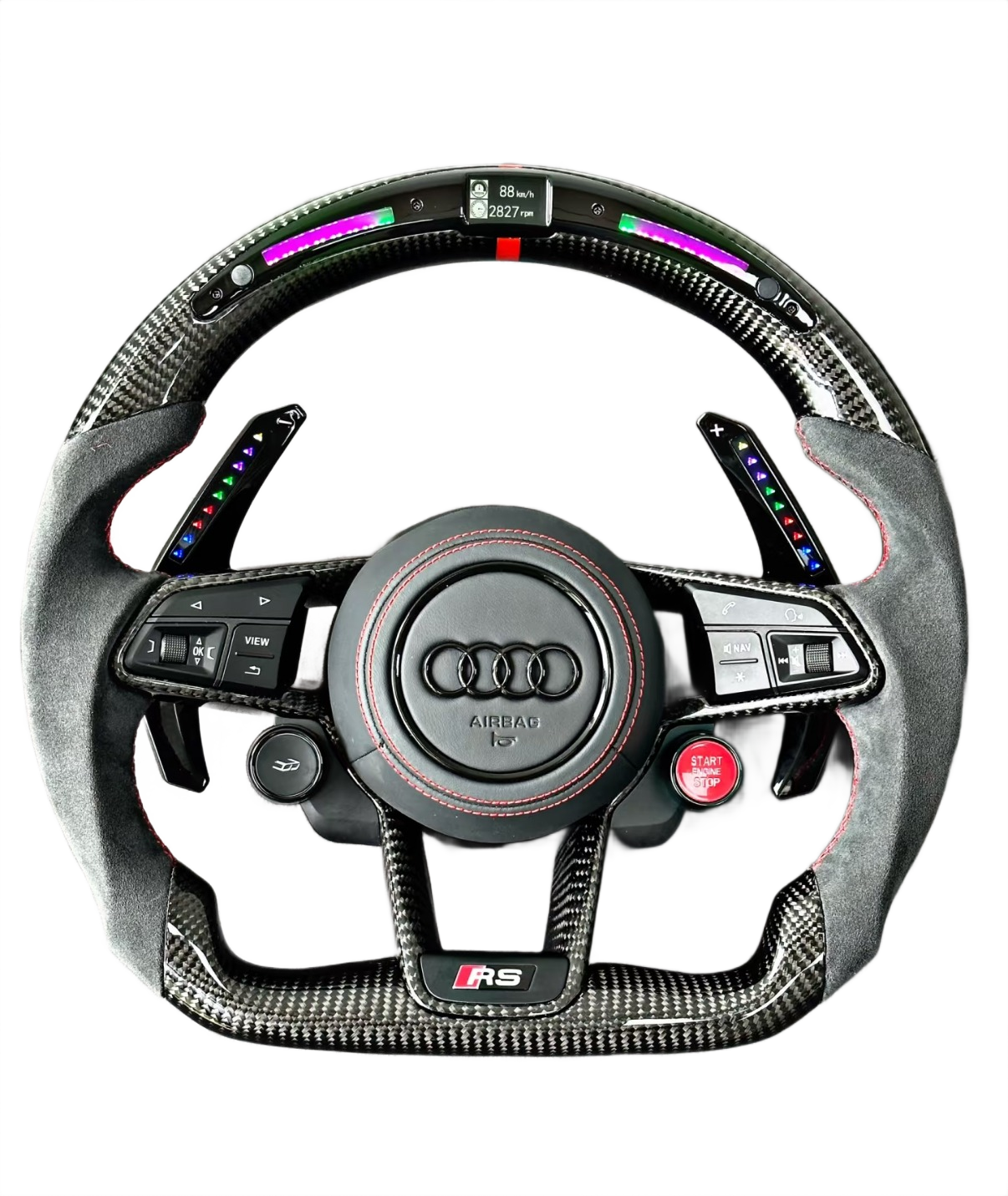 LED RPM Display | LED RPM Shifters | Full Carbon Fibre | Alcantara